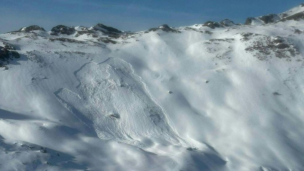 Una imagen cerca de Bad Hofgastein, Austria. Cinco personas murieron en dos avalanchas en los Alpes este sábado 17 de enero.
