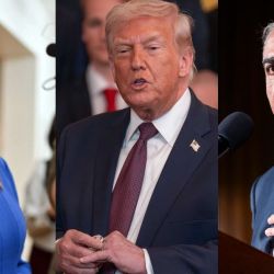 Machado, Trumop y Reza Pahlveí | Foto:CEDOC