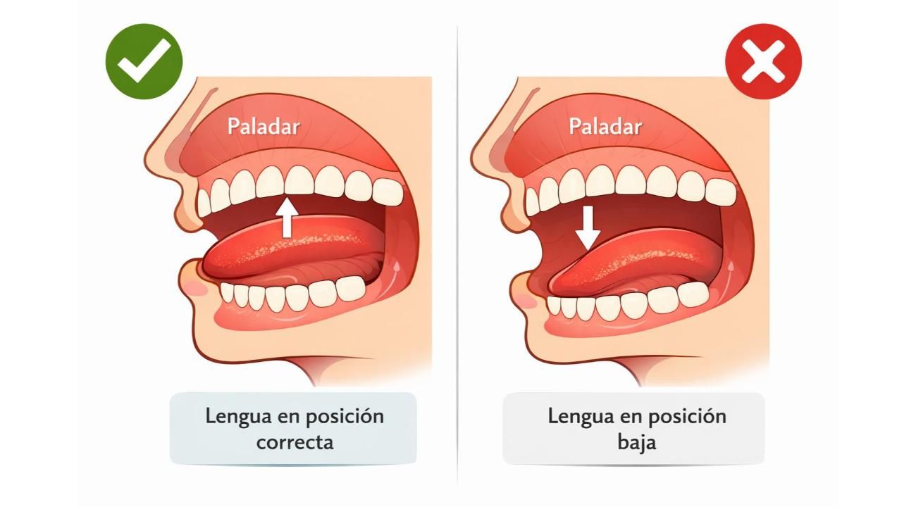 La lengua: el arquitecto silencioso de la cara de tu hijo