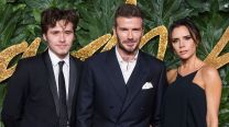 Brooklyn, David y Victoria Beckham