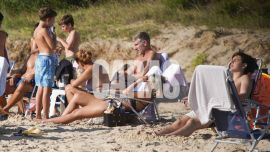 Las lujosas vacaciones de Martín Palermo en Punta del Este junto a su esposa e hijos