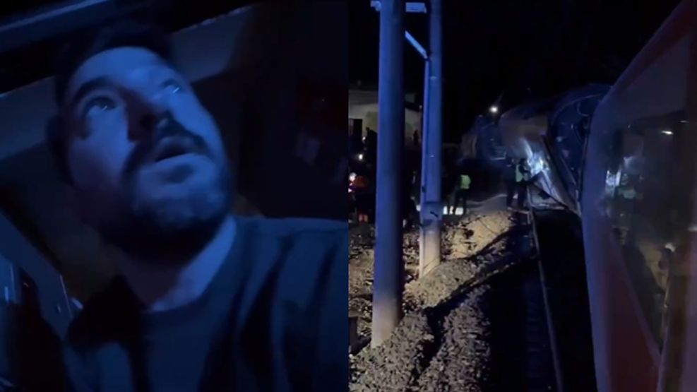 Accidente de tren en España