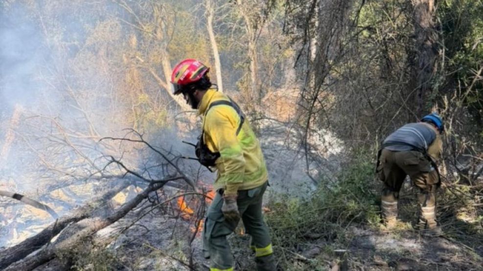 Bomberos de Córdoba en Chubut