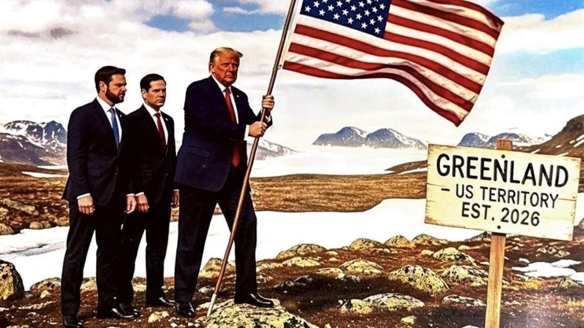 An AI image posted by US President Donald Trump on social media.