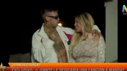 L-Gante y Wanda Nara 