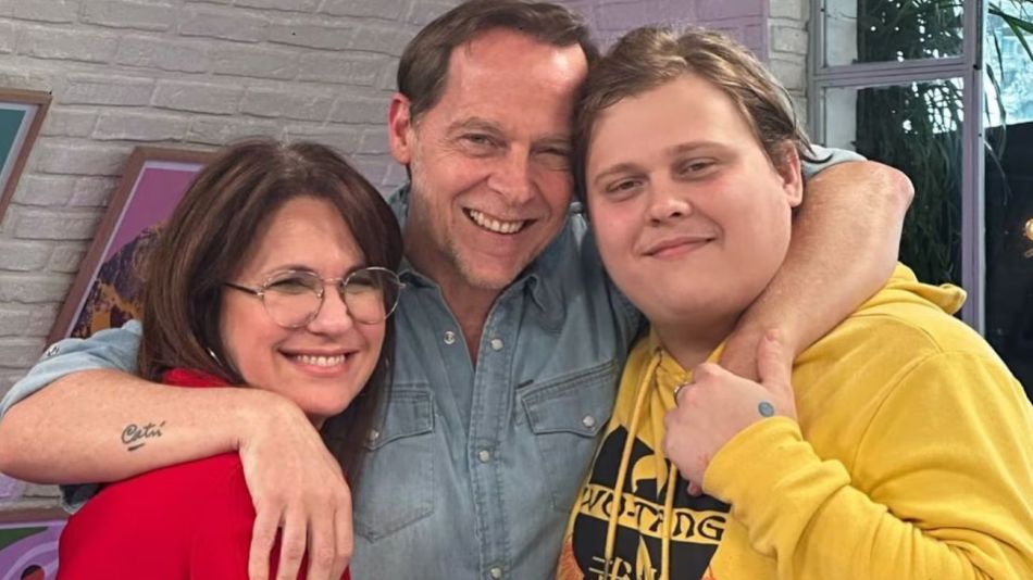 Nancy Dupláa, Matias Martin y Luca Martin