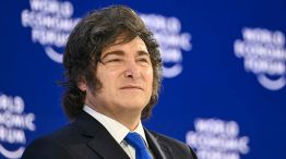 El presidente Javier Milei en Davos 21012026