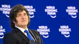  El presidente Javier Milei en Davos 21012026