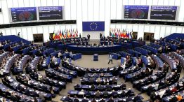 Protesta de agricultores Parlamento UE y Mercosur Francia 21012026