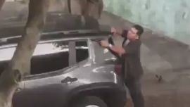 Se viralizó el video del policía que disparó 14 veces en Villa Crespo e hirió a un vecino