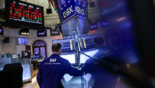Traders At The New York Stock Exchange As Stocks, Bonds, Dollar Get Hit Amid US-Europe Clash