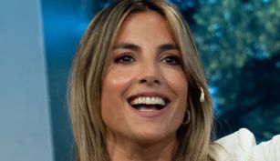 Desde Madrid, María Belén Ludueña deslumbró con un look invernal chic y atemporal