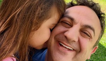 Diego Topa y su hija Mitai