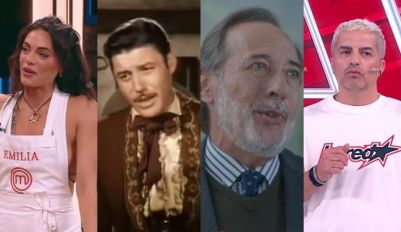 Emilia Attias, El Zorro, Guillermo Francella y Ángel de Brito