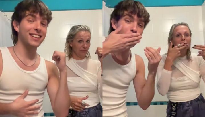 El baile de Denise Dumas con su hijo Santino que se volvió viral en la red: el video