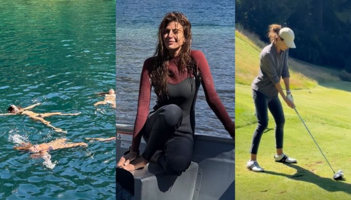 Naturaleza y actividades recreativas en la Patagonia: los días de Juliana Awada tras su separación