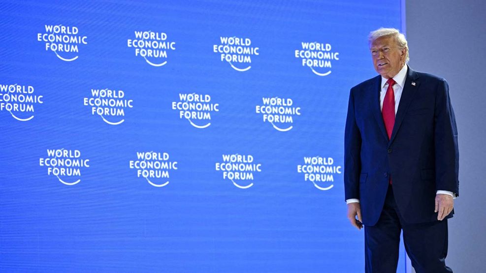 Donald Trump en Davos 21012026