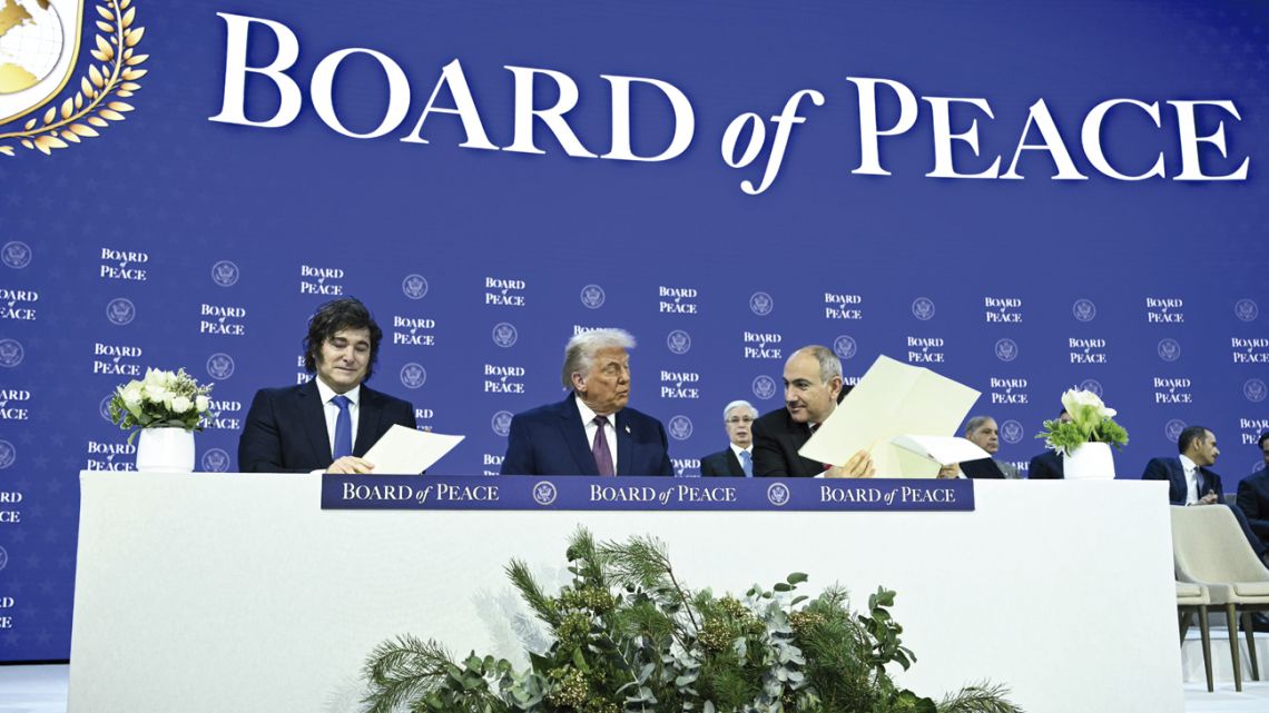 Only Trump superfans come onboard for ‘Board of Peace’ signing in Davos