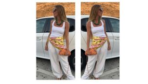 Tendencia verano pañuelo en la cintura