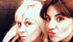 La tierna postal de Gianina junto a su mamá