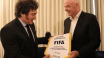 Quiénes festejaron la foto de Milei con Infantino