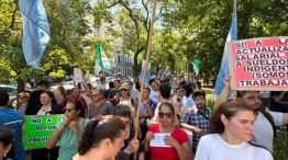 Protesta en Resistencia por el Fondo Estímulo Productivo