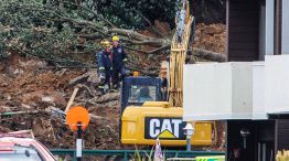 Un deslizamiento de tierra impactó contra un campamento en el norte de Nueva Zelanda 22012026