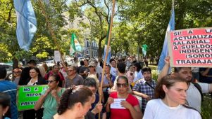 Protesta en Resistencia por el Fondo Estímulo Productivo