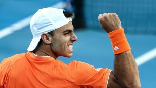 Francisco Cerúndolo en el Abierto de Australia 2026