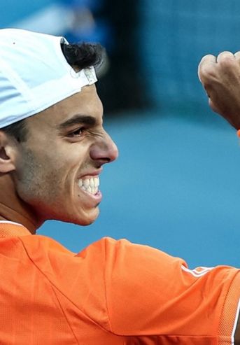 Francisco Cerúndolo en el Abierto de Australia 2026