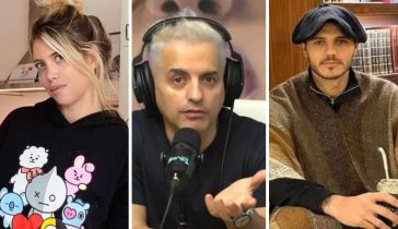 Wanda Nara, Ángel de Brito y Mauro Icardi