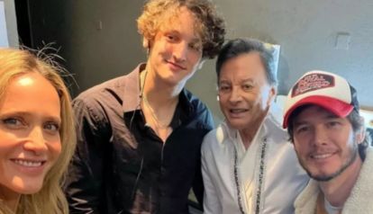 Bautista Ortega, Palito Ortega, Emanuel Ortega, Julieta Prandi