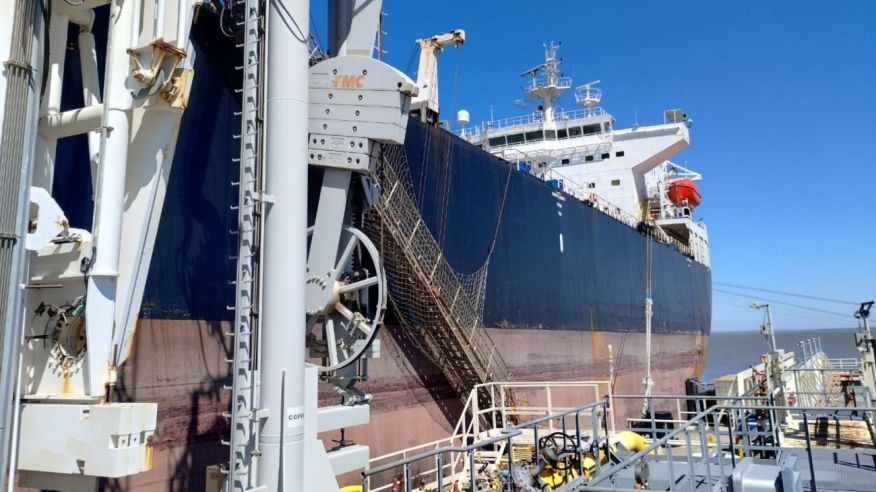Carga Buque Exportación Bahía Blanca