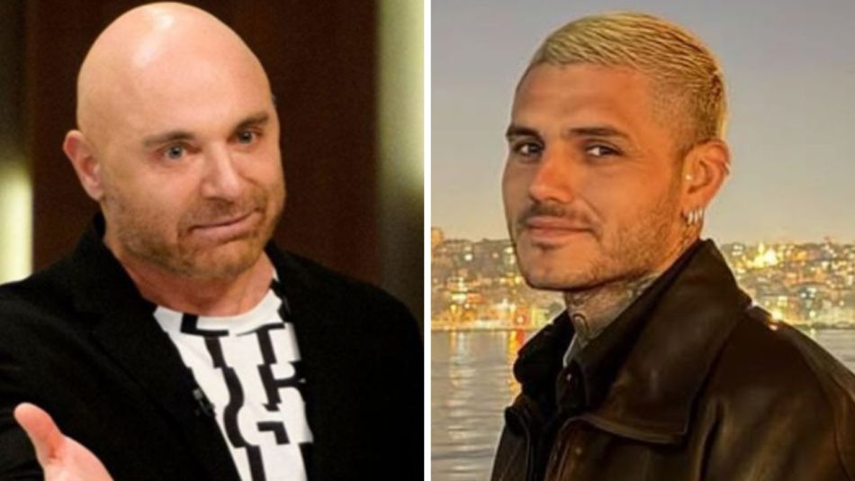 Germán Martitegui y Mauro Icardi