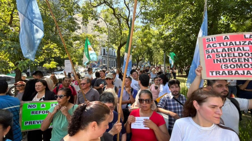 Protesta en Resistencia por el Fondo Estímulo Productivo