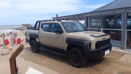 Tasman: se viene la llamativa pick-up de Kia a la Argentina (y también un sedán mediano)