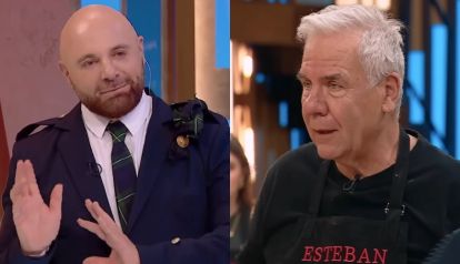 Germán Martitegui y Esteban Mirol en Masterchef Celebrity