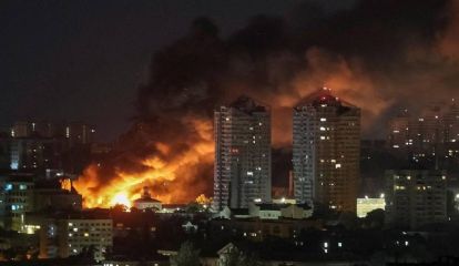 Bombardeos en Kiev 24012026