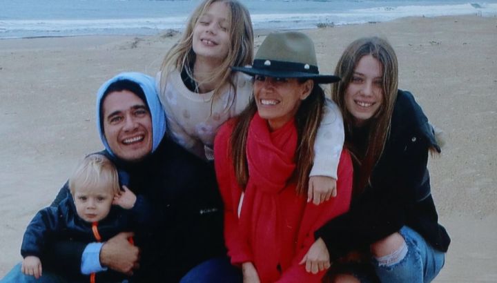 Guillermo Andino y sus tres hijos, a puro sol en Punta del Este: las fotos que muestran cuánto crecieron Sofía, Victoria y Ramón
