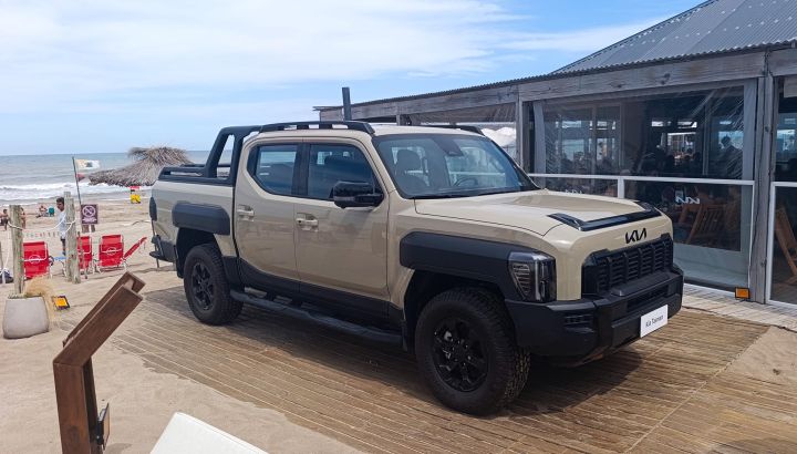 Tasman: se viene la llamativa pick-up de Kia a la Argentina (y también un sedán mediano)