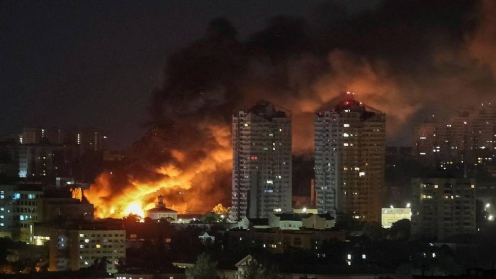 Bombardeos en Kiev 24012026