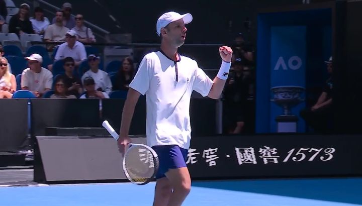 Horacio Zeballos en el Abierto de Australia