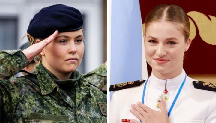 En qué se diferencian las formaciones militares de las princesas Amalia de Orange y Leonor de España