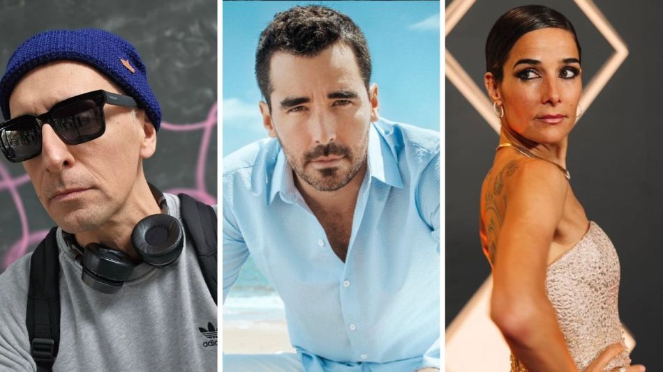 Franco Torchia, Nacho Viale y Juana Viale