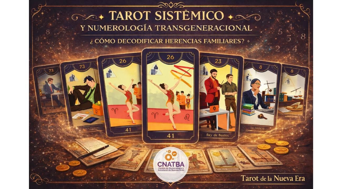 TAROT SISTÉMICO Y NUMEROLOGÍA TRANSGENERACIONAL PARA DECODIFICAR HERENCIAS FAMILIARES