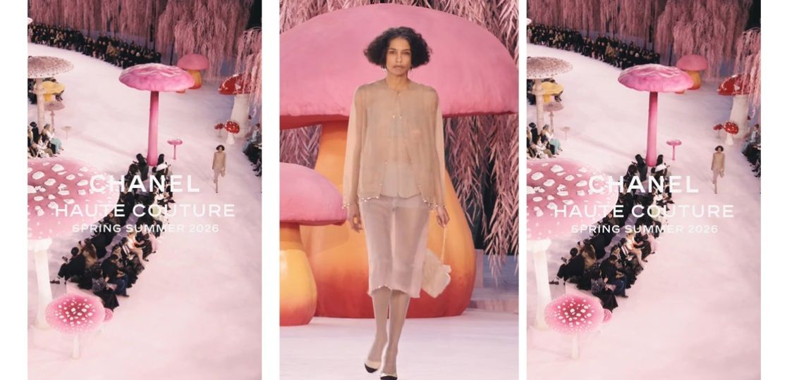Chanel Spring Summer 2026: delicadas y elegantes transparencias de la alta costura francesa
