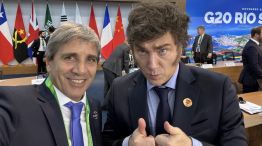 Javier Milei y Luis Caputo