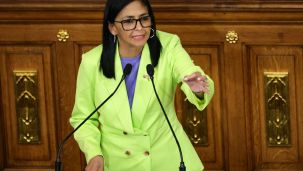 Delcy Rodriguez Delivers A Government Report At The National Assembly
