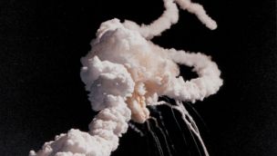 La explosión del transbordador espacial Challenger