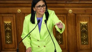 Delcy Rodriguez Delivers A Government Report At The National Assembly